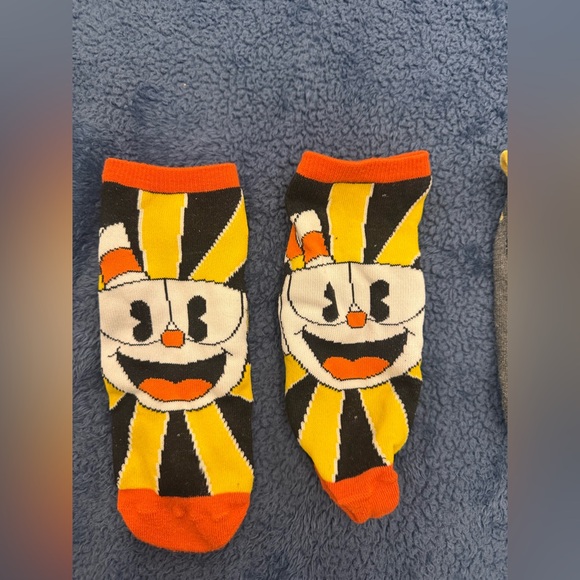 Gray Cartoon Socks - Picture 2 of 5